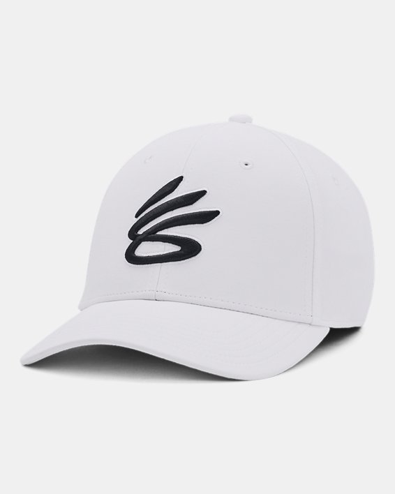 Men's Curry Snapback Cap in White image number 0